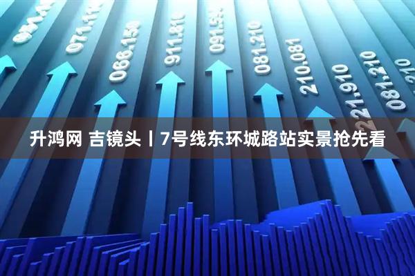 升鸿网 吉镜头丨7号线东环城路站实景抢先看